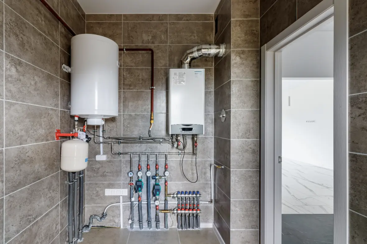 New gas water heater installed in a Green Bay home